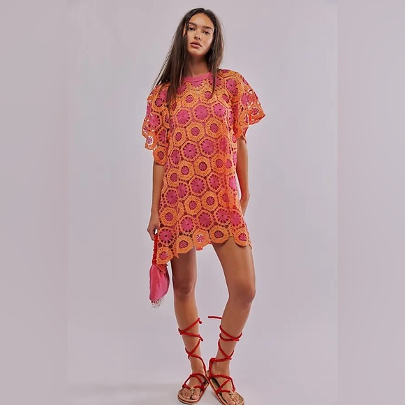 Free People Crochet Audrey Tshirt Dress in Birds of Paradise Combo - threedaughtersproperties.com Free People Crochet Audrey Tshirt Dress in Birds of Paradise Combo - threedaughtersproperties.com